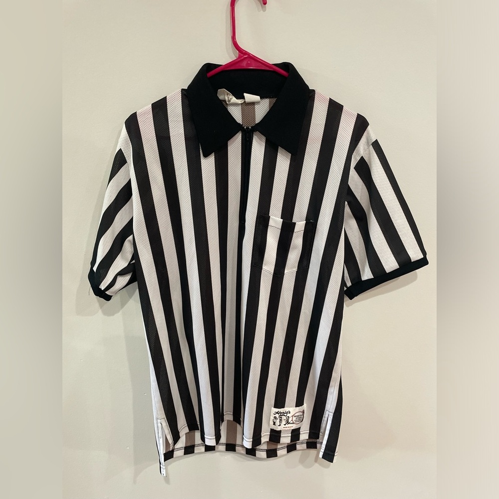 HONIGS F14T PROSOFT Football SS Official Referee Shirt Jersey Large Made In USA